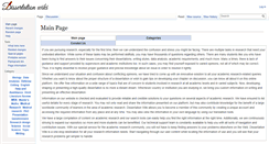 Desktop Screenshot of dissertationwiki.com
